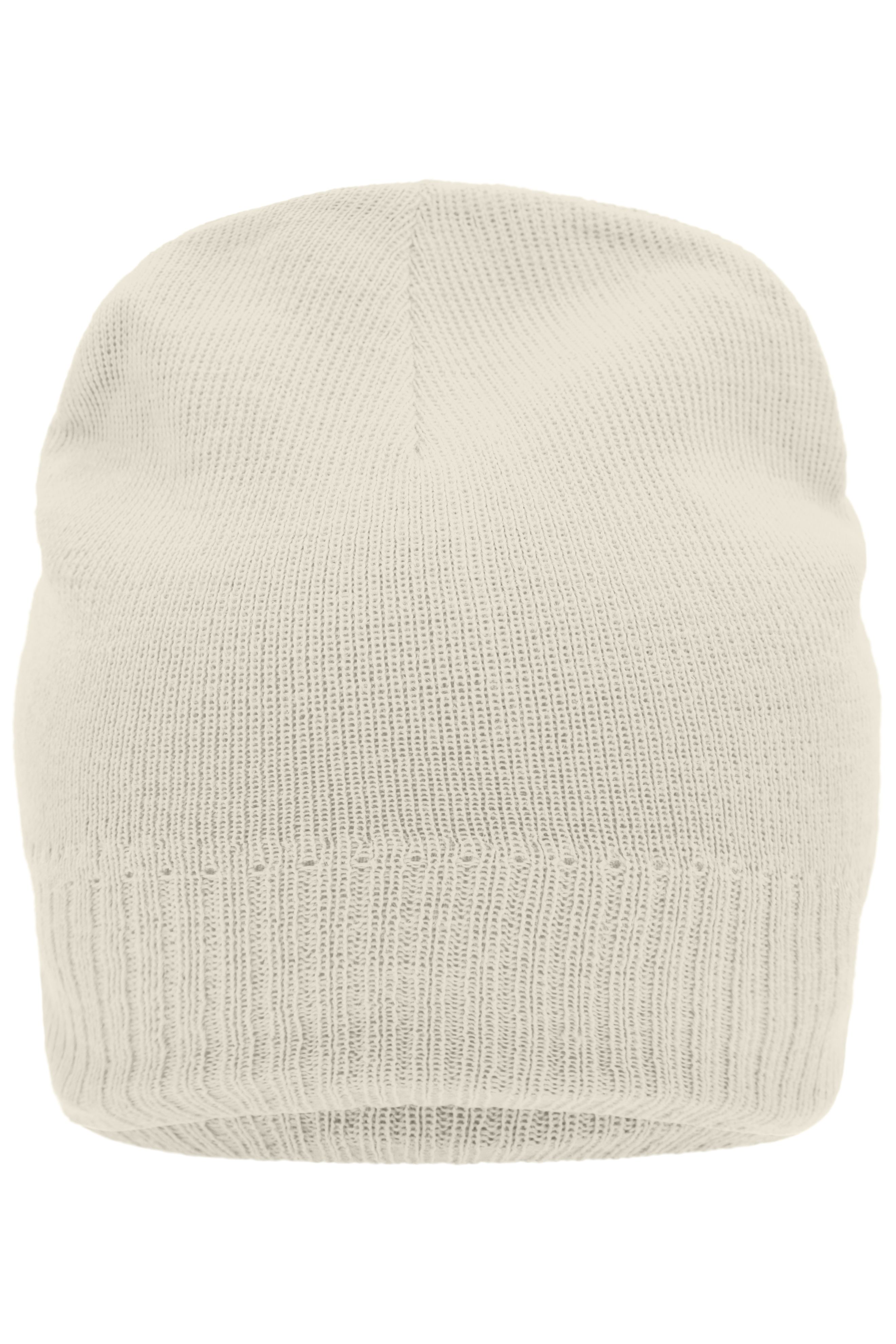 Knitted Beanie with Fleece Inset