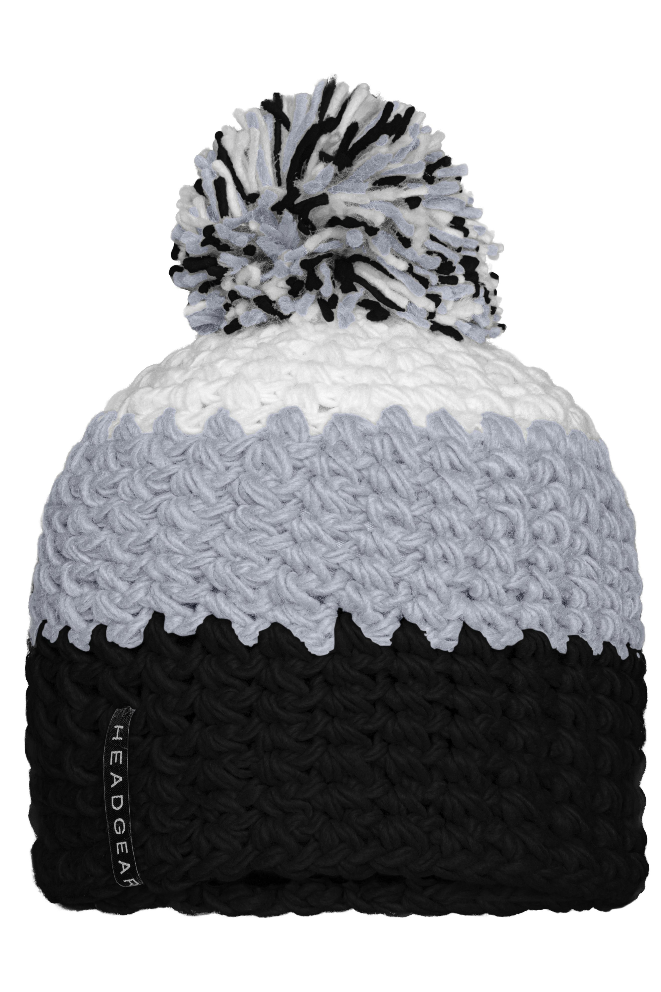 Crocheted Cap with Pompon