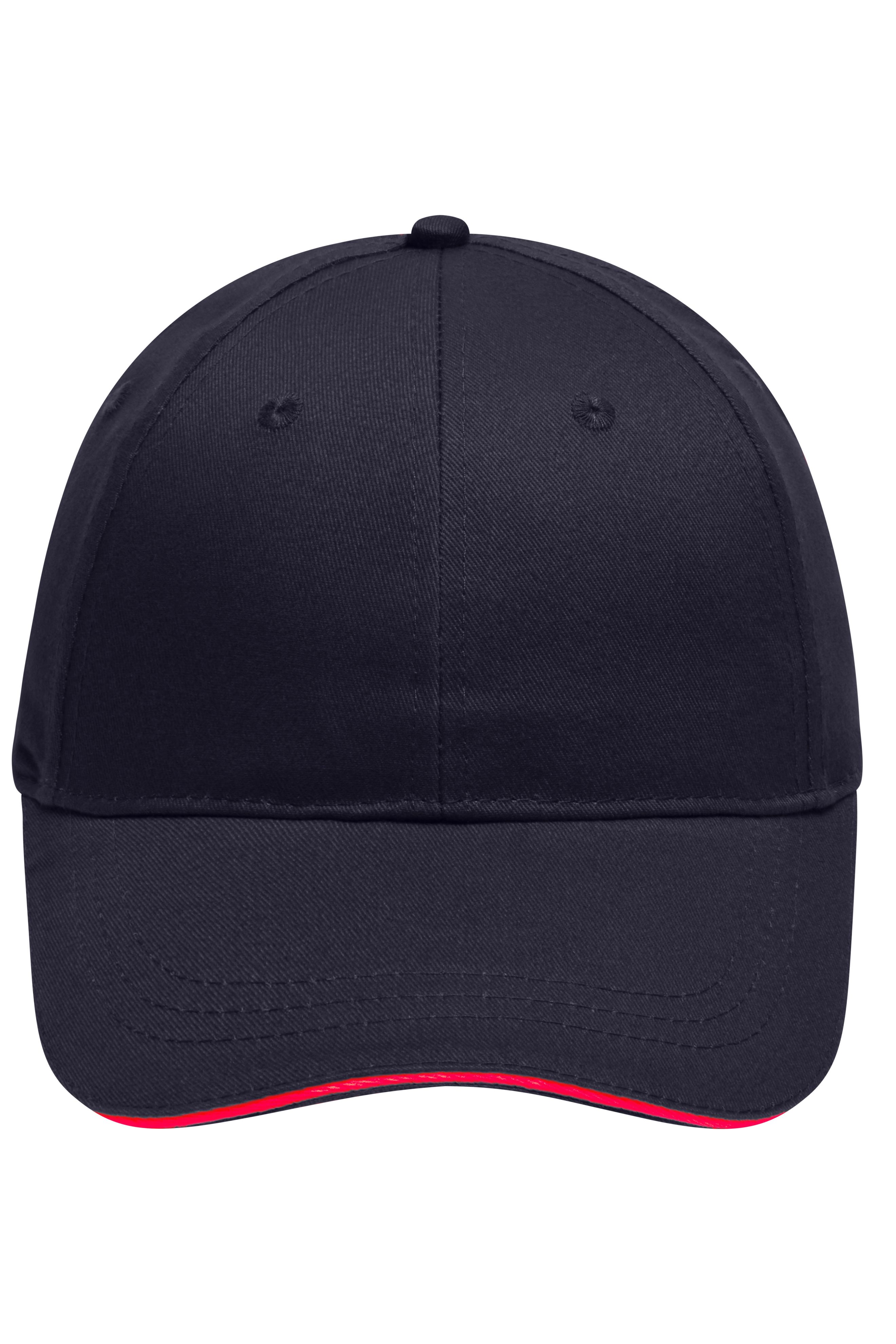 6 Panel Brushed Sandwich Cap