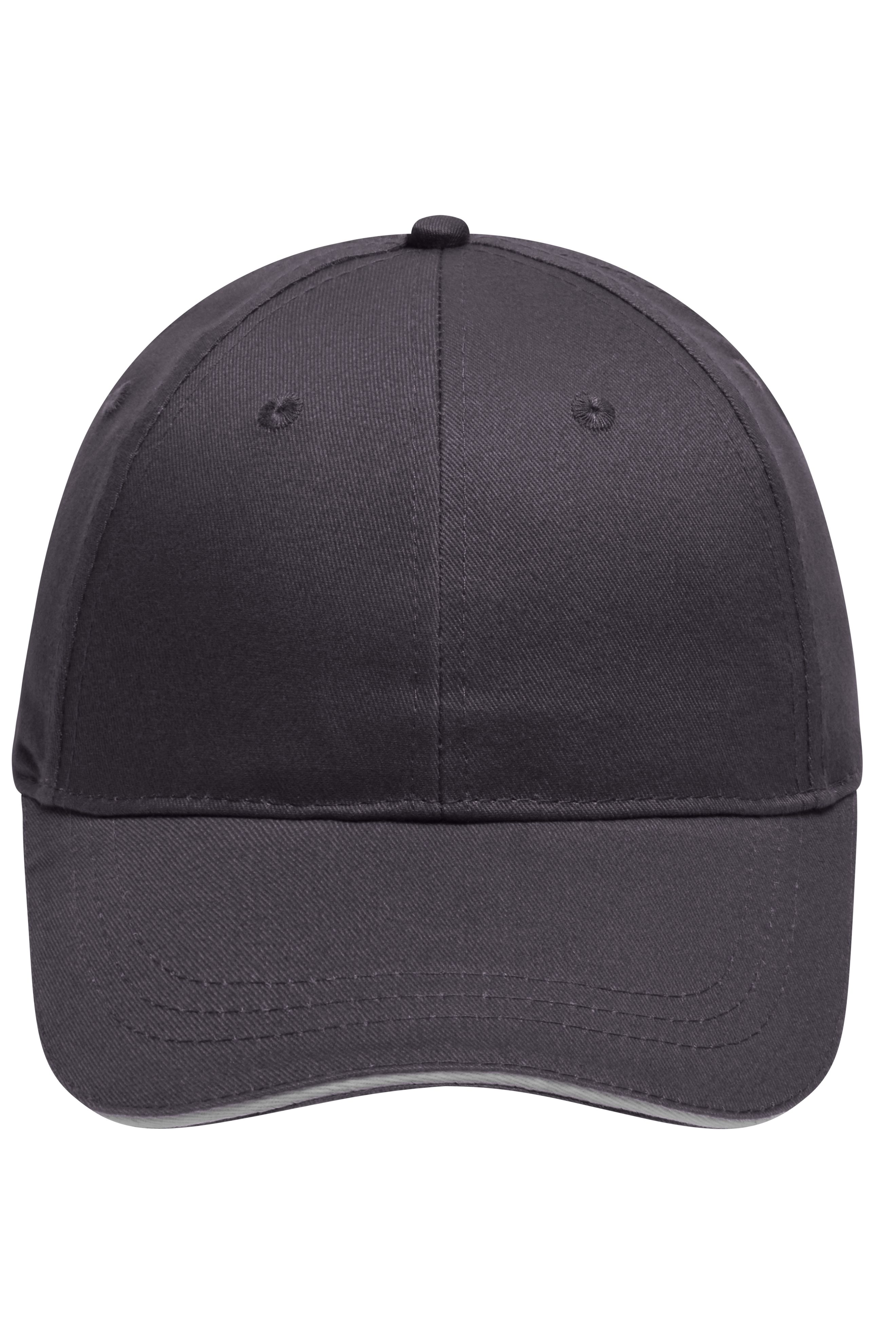 6 Panel Brushed Sandwich Cap