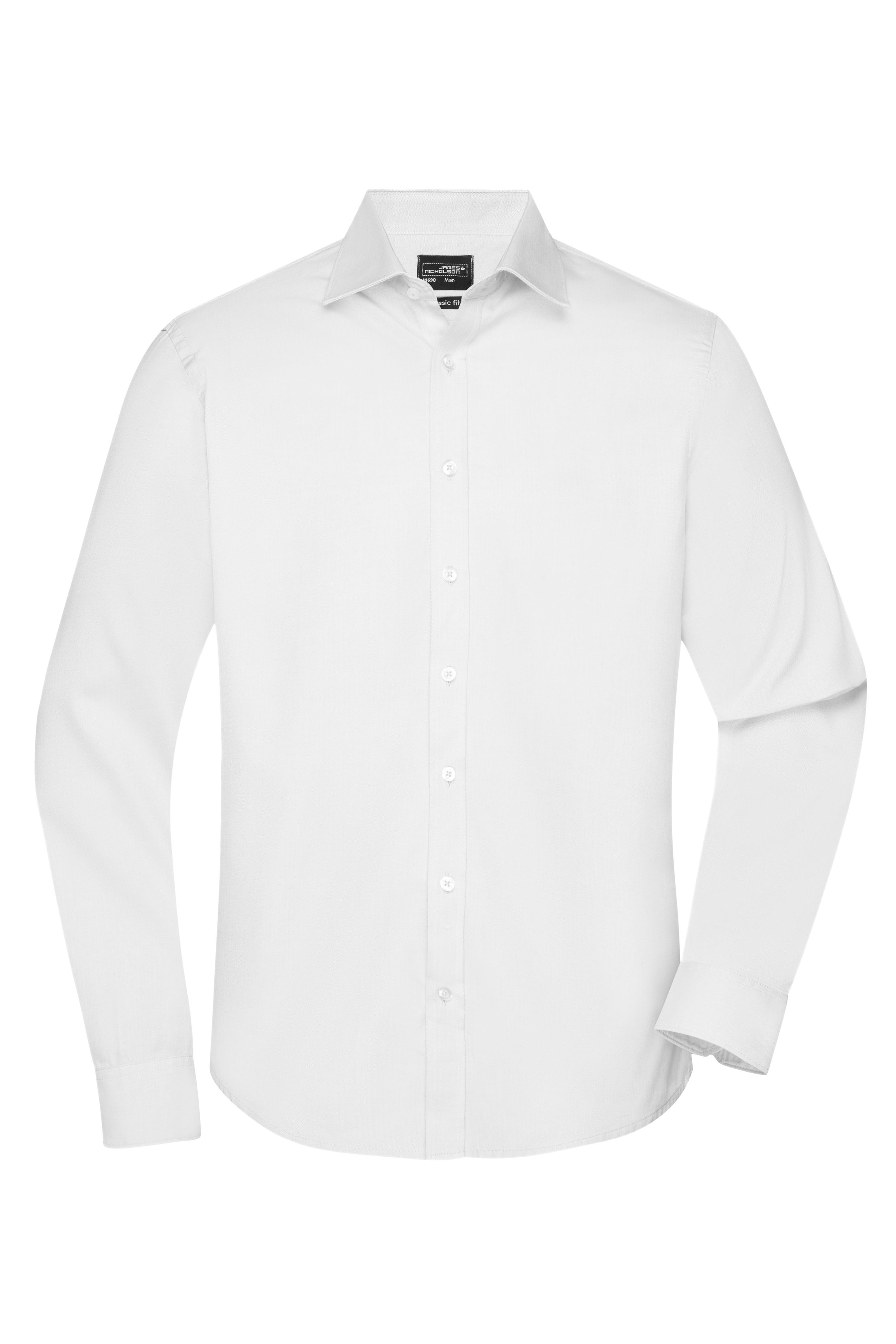 Men's Shirt Longsleeve Herringbone