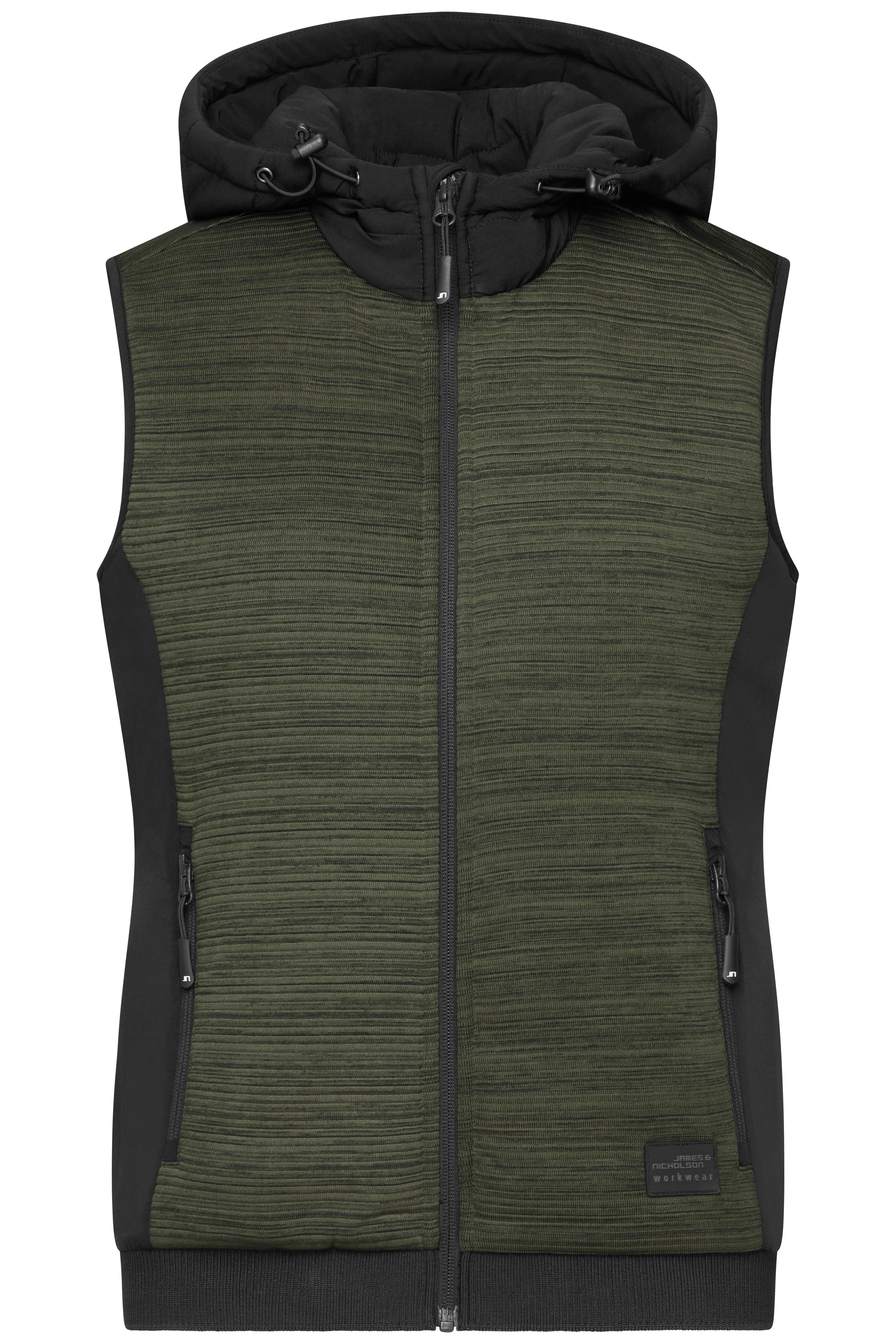 Ladies' Padded Hybrid Vest